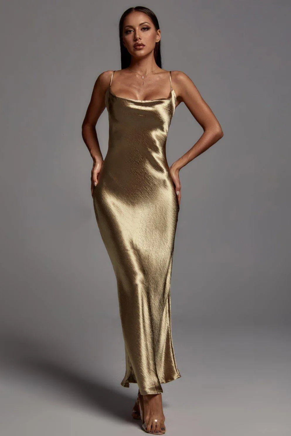 Catalina Dress | Gold