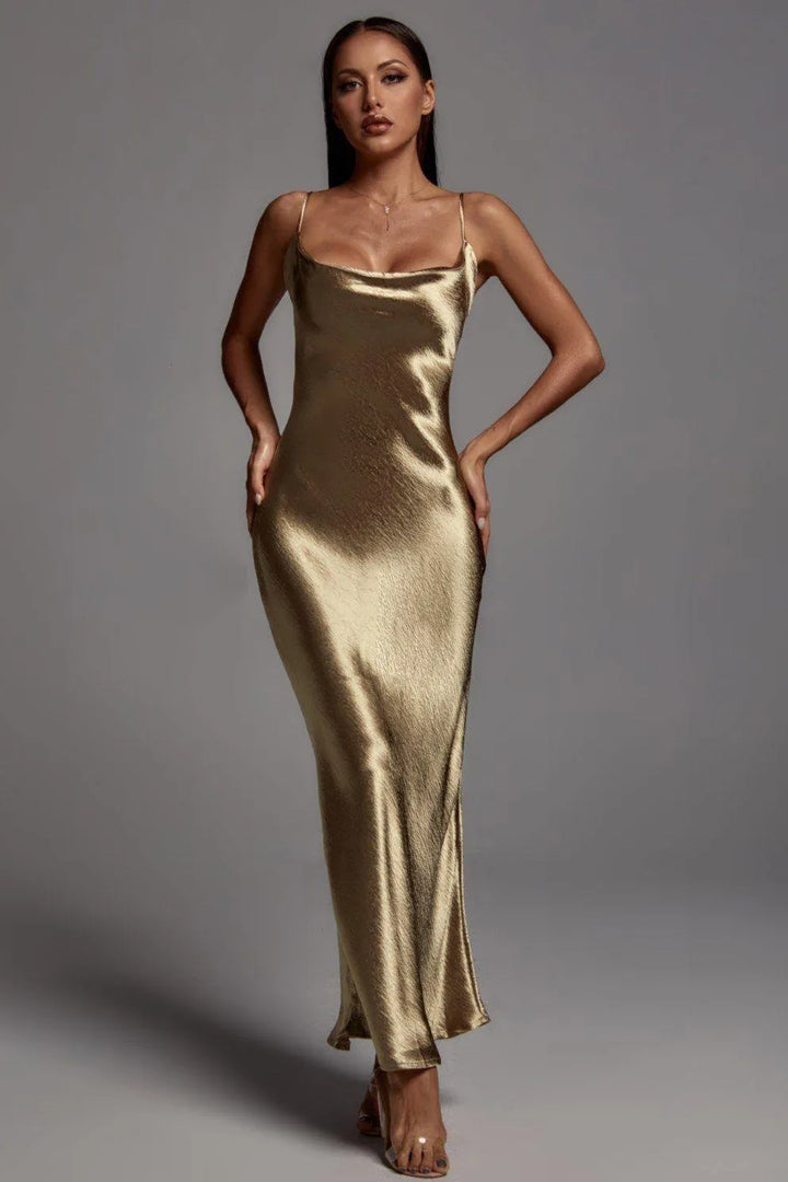 Catalina Dress | Gold