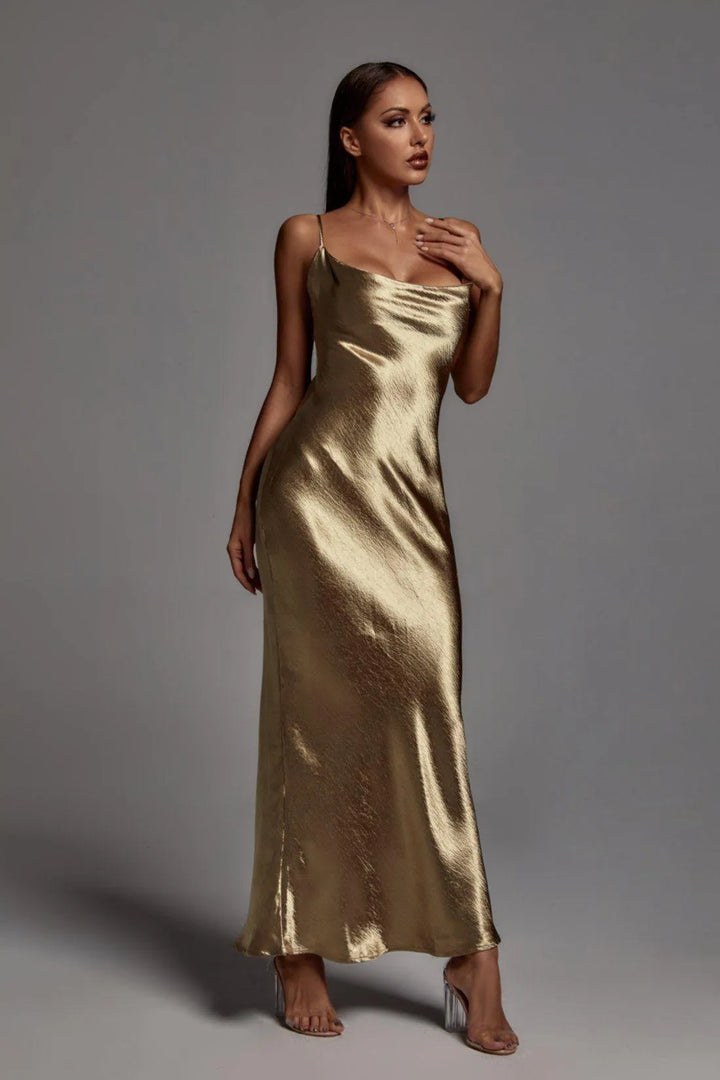 Catalina Dress | Gold