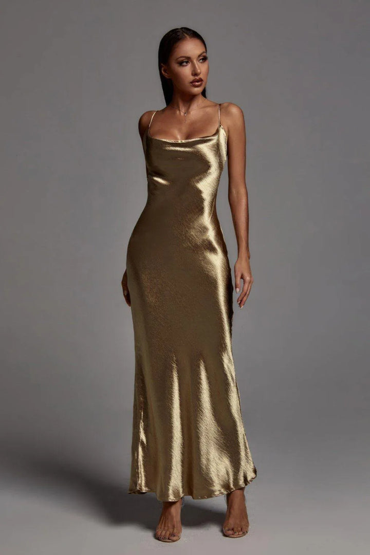 Catalina Dress | Gold