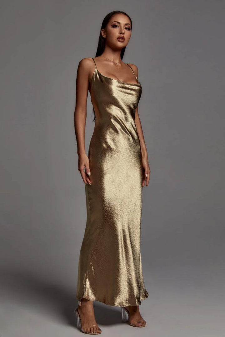 Catalina Dress | Gold